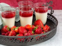 Panna Cotta z Musem Truskawkowo-Malinowym 180 g